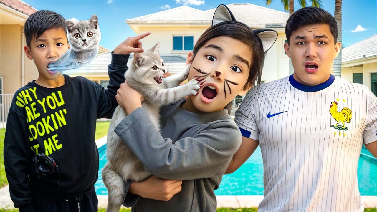 КӨЗАЙЫМ МЫСЫҚ БОЛЫП КЕТТІ!😳🐈‍⬛|МЫСЫҚ ТЫРНАП АЛДЫ МА?😨 БІЗ ОДАН ОНДАЙ КҮТПЕДІК