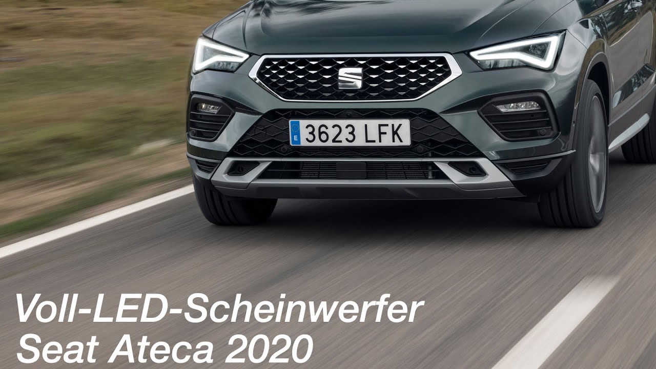 2020 Seat Ateca Facelift: Voll-LED-Scheinwerfer inkl. Kurvenlicht Test [4K] - Autophorie Extra