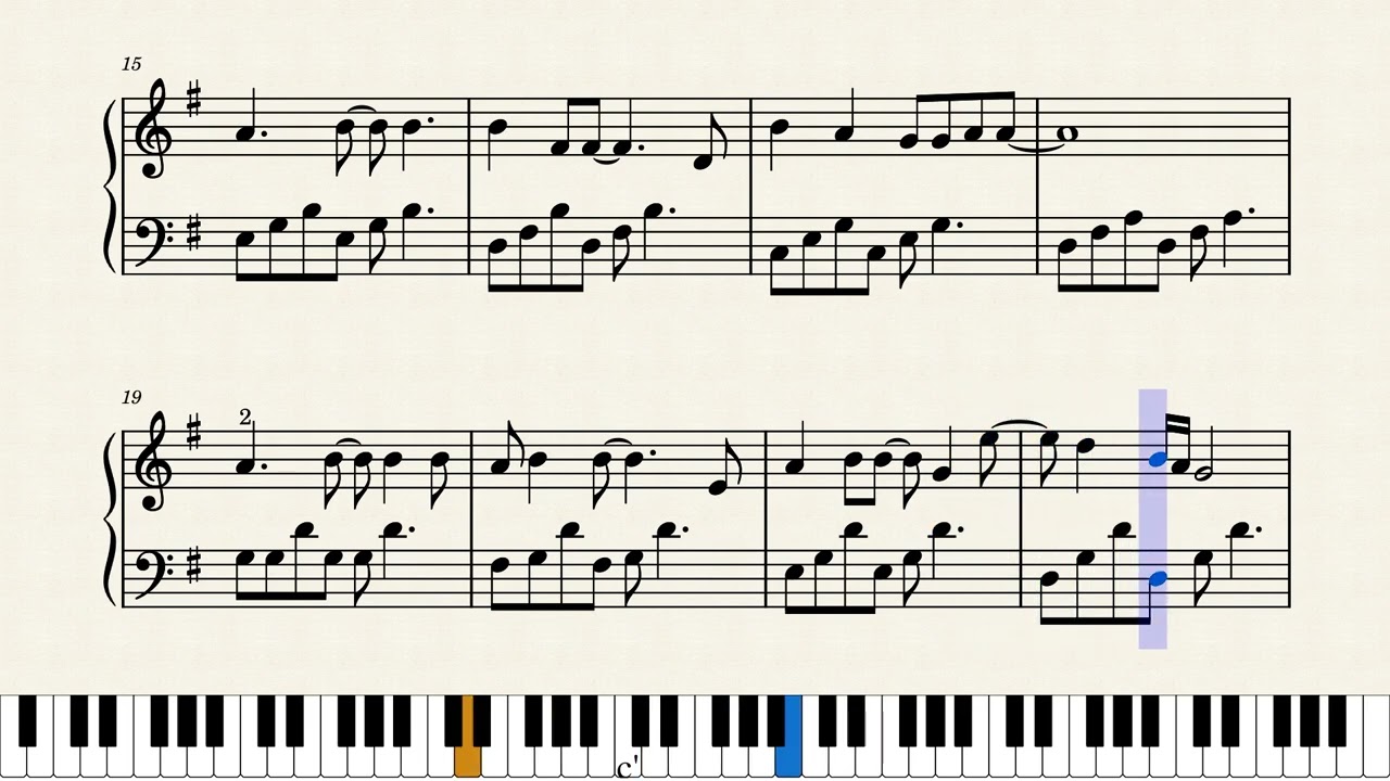 Wake Me Up When September Ends - Green Day - Easy Piano