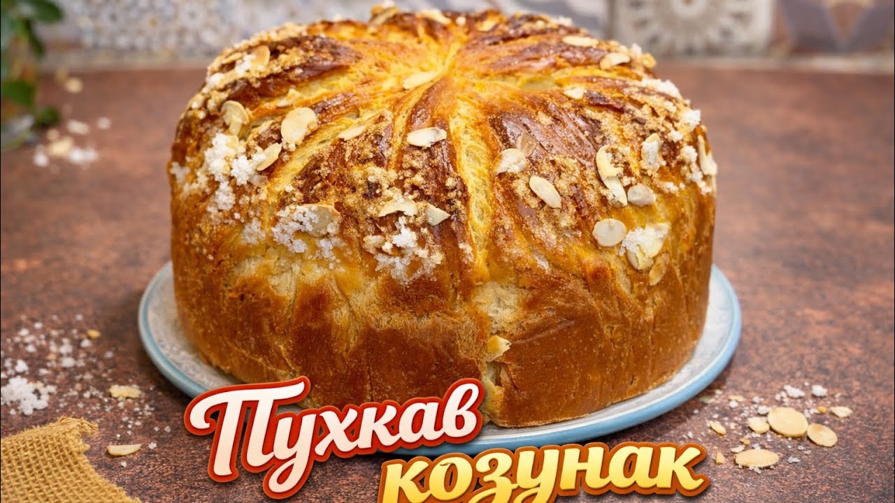 Козунак: лесен, красиво оформен и супер вкусен/ Кулич пасхальный / Easter cake