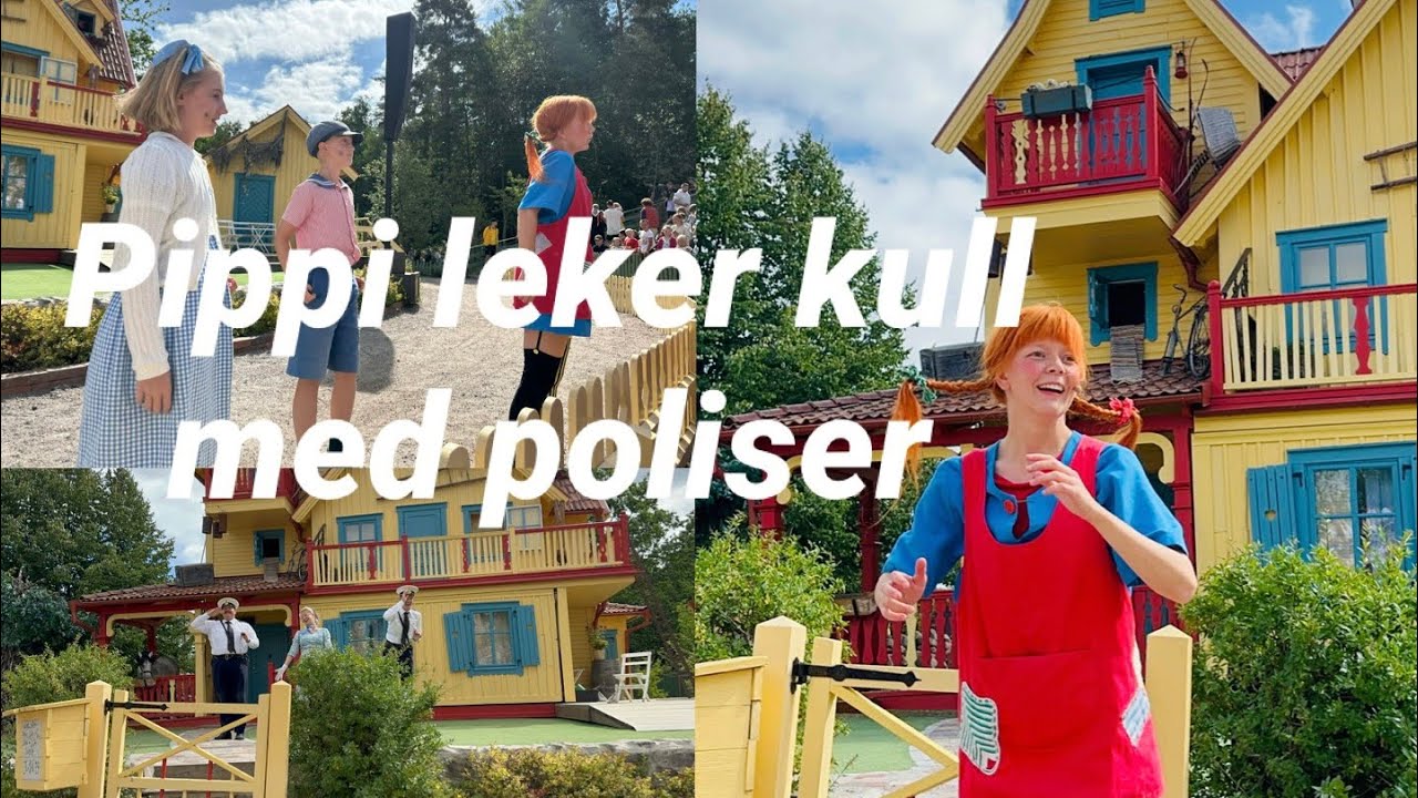 Pippi leker kull med poliser| Astrid Lindgrens Värld