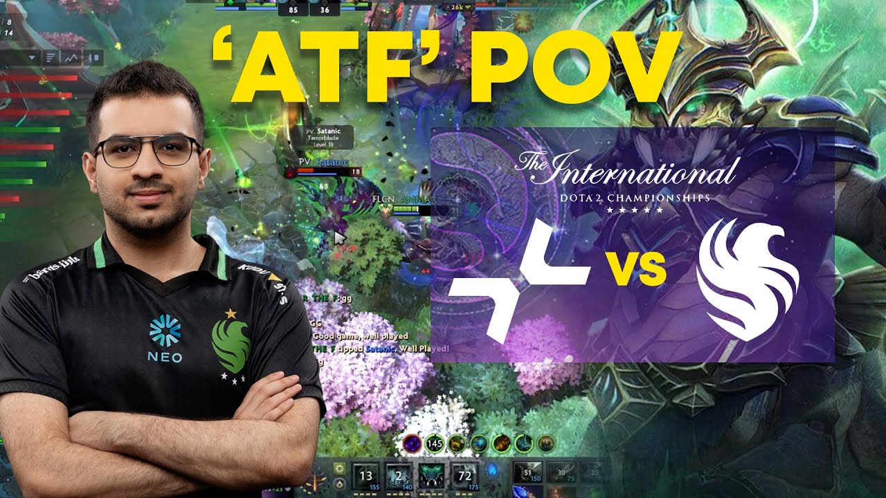 Ammar (ATF) Underlord POV | Falcons vs PVISION Game 2 | The International 2025