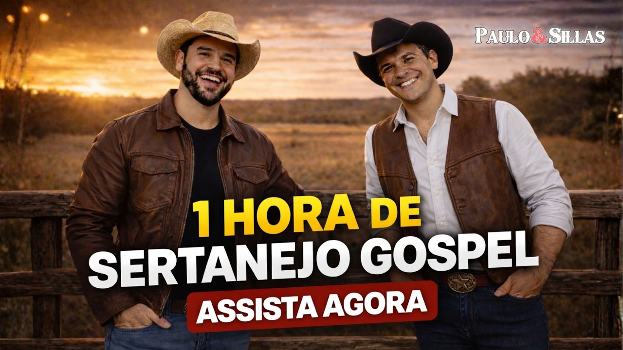 Sertanejo Gospel 2026 - Paulo & Sillas - Canções para ouvir, dançar e aumentar a fé em Deus.