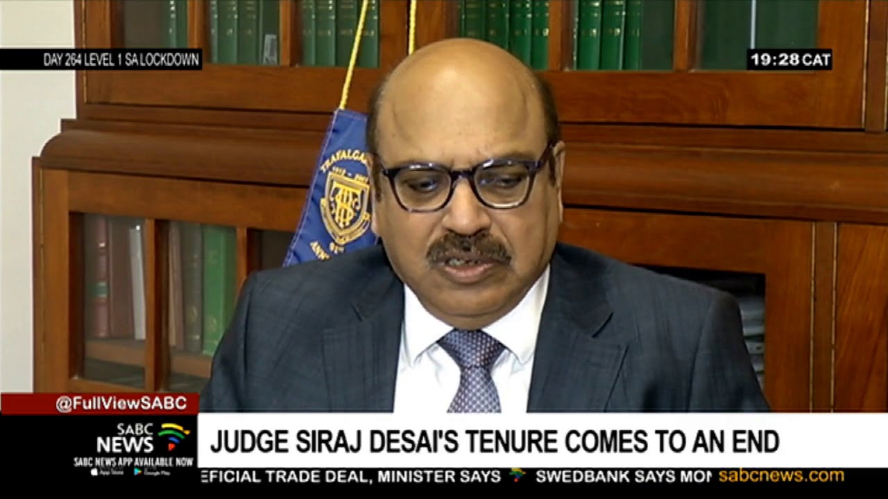 Judge Siraj Desai's tenure comes to an end