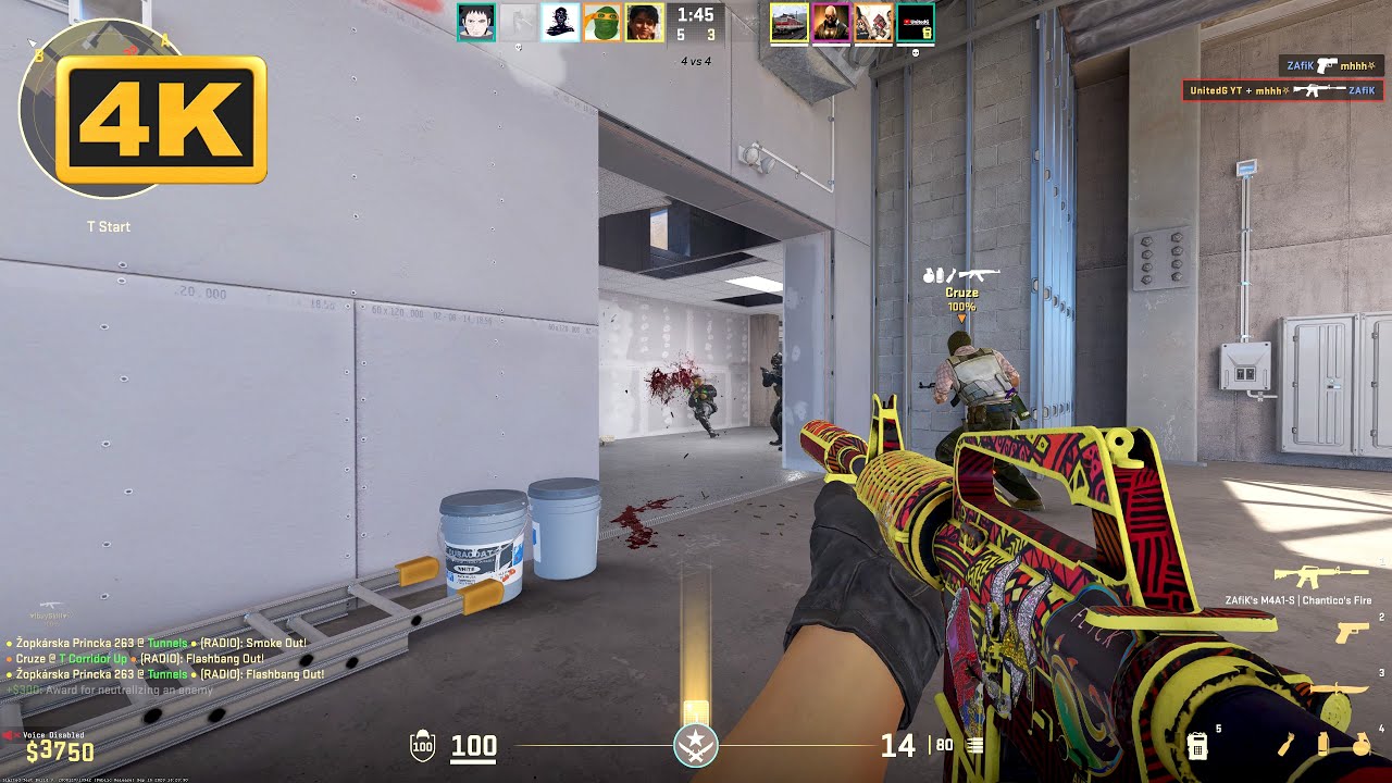 Counter Strike 2 Gameplay 4K (No Commentary)