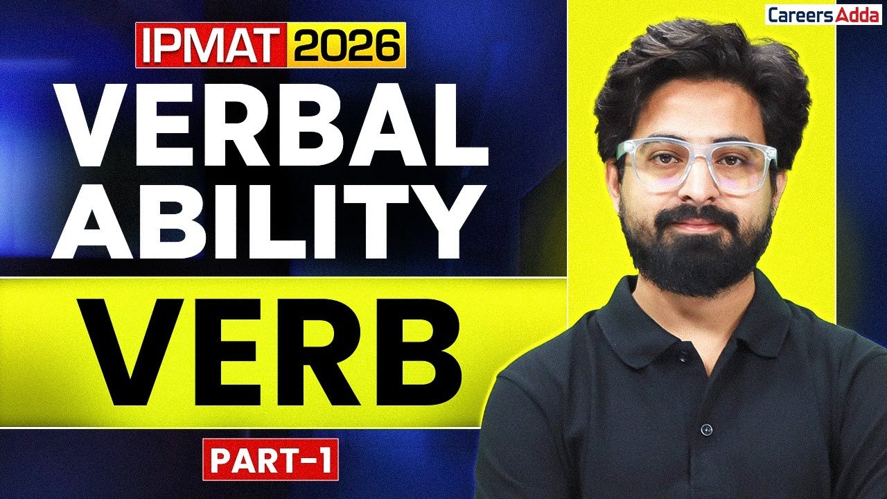 IPMAT 2026 Verbal Ability | Verbs for IPMAT Exam | By Shahbaz Ali Sir