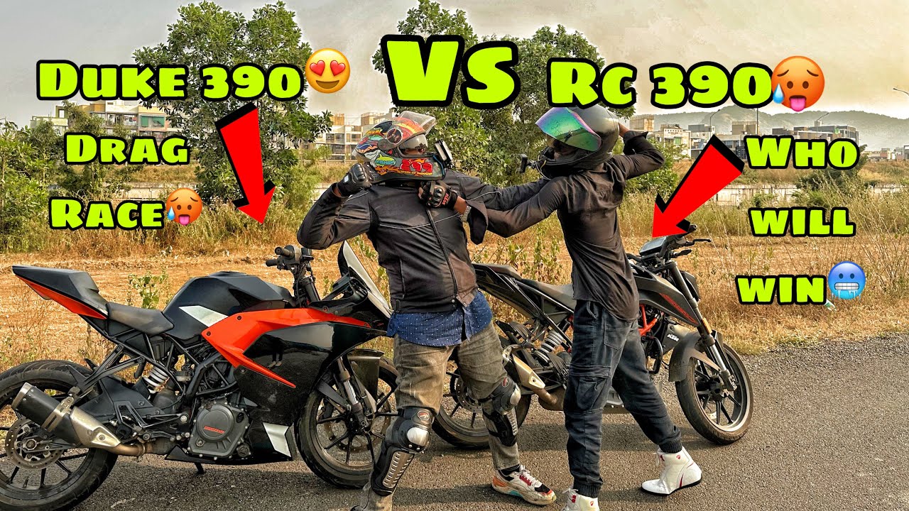 Ktm Duke 390 Bs6 Vs Ktm Rc 390bs4 Drag Race 😨| Who Will Win 🔥