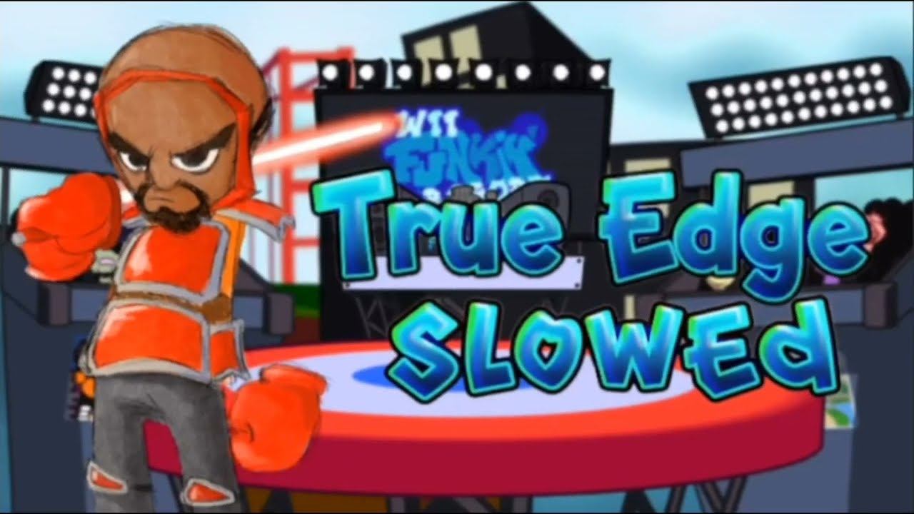 True Edge slowed - Wii Funkin' Resort. 