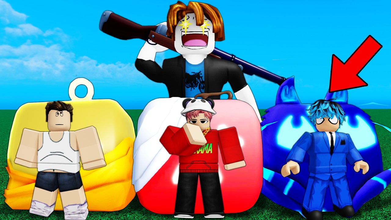 Прятки ютуберов в Blox Fruits