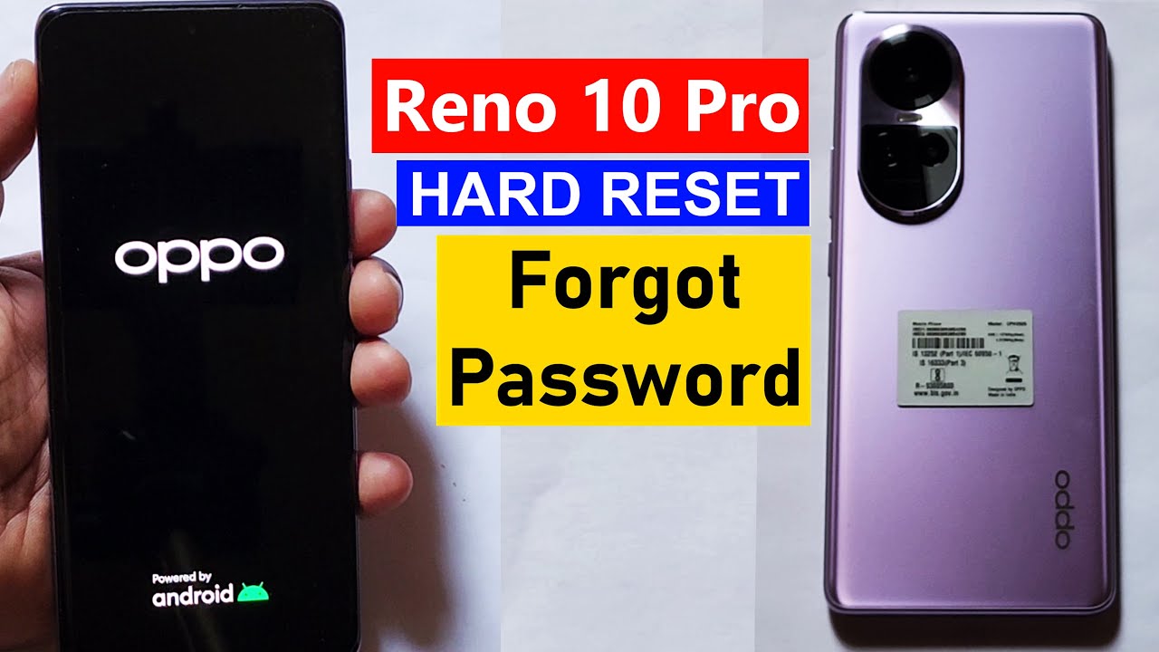 OPPO Reno 10 Pro 5G: Hard Reset/Forgot Password/Factory Reset 🔓🔐