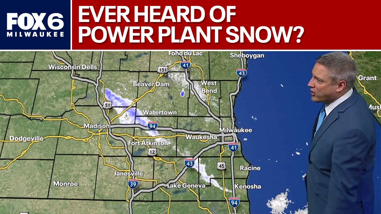 Power plant-created snow | FOX6 News Milwaukee