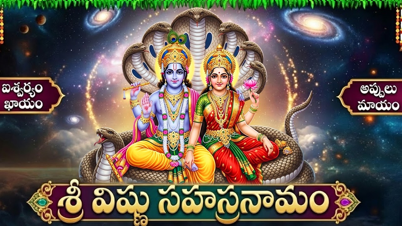 శ్రీ విష్ణు సహస్రనామం వింటే శాంతి, ఐశ్వర్యం లభిస్తుంది🙏| Sri Vishnu Sahasranama Stotram Telugu