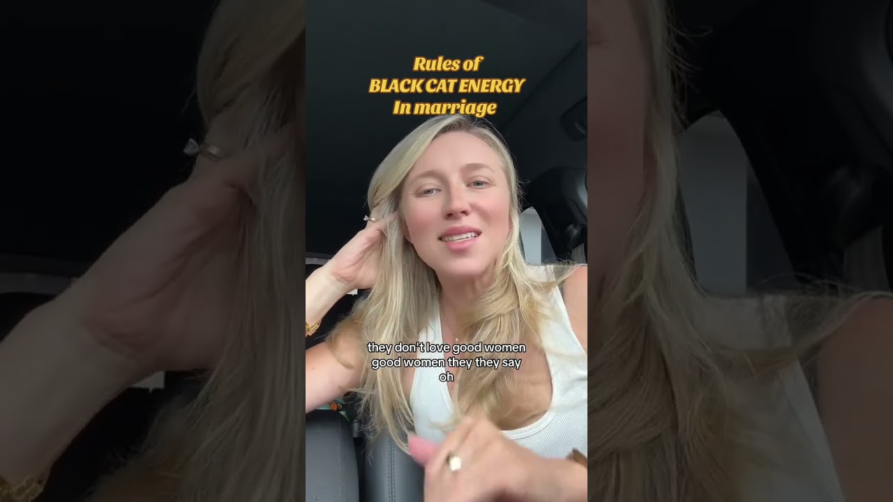 BLACK CAT ENERGY in marriage! 🐈&zwj;⬛💍✨ #relationship #marriage #wifeandhusbandrelationship #blackcat