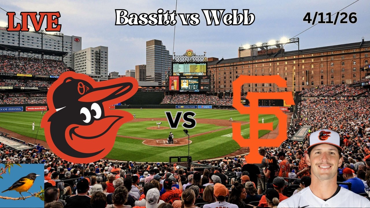 Baltimore Orioles vs San Francisco Giants | LIVE Play-by-Play & Commentary | 4/11| Bassitt - Game 14