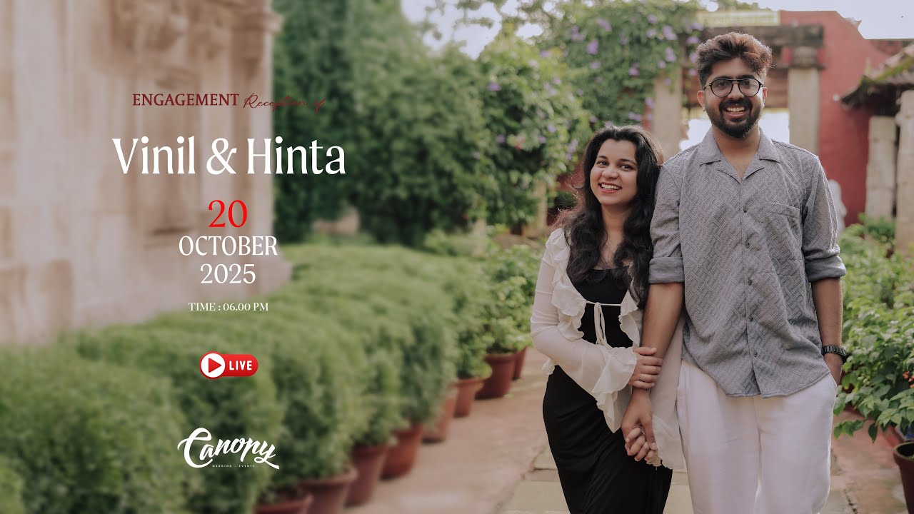 Vinil & Hinta | Engagement Reception | 6 PM | 20.10.2025