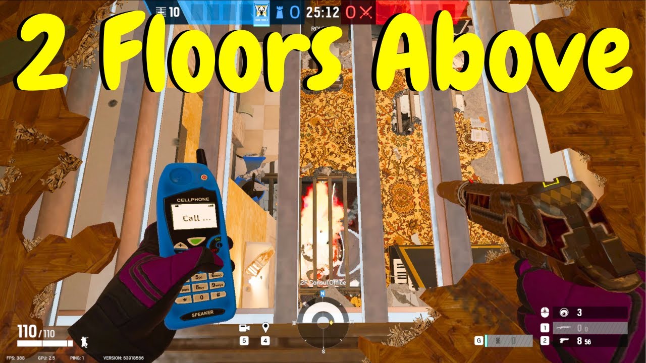 C4 from Above in Rainbow Six Siege