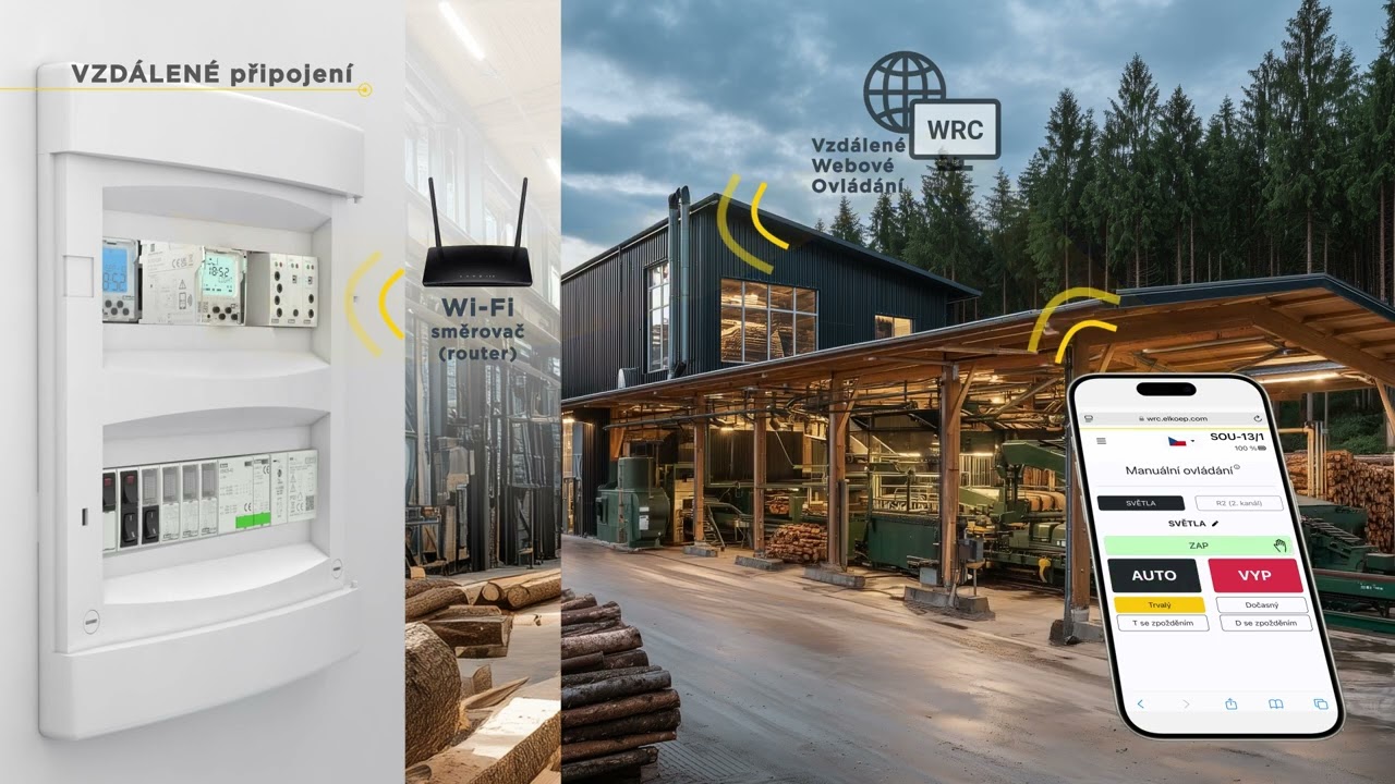 Digitální soumrakový/světelný spínač se spínacími hodinami + Wi-Fi připojením SOU-13/1