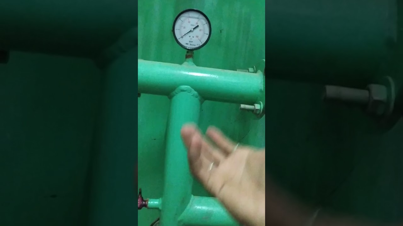 How to back wash the ACF filter / ए सी एफ फिल्टर कैसे बैकवाश करे