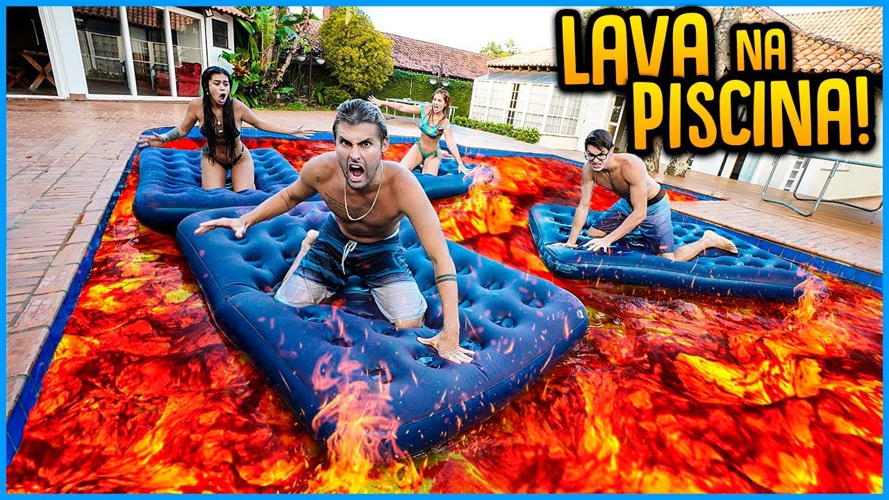 NÃO CAIA NA PISCINA DE LAVA OU SE ARREPENDERÁ!! ( NOVO MINI GAME ) [ REZENDE EVIL ]