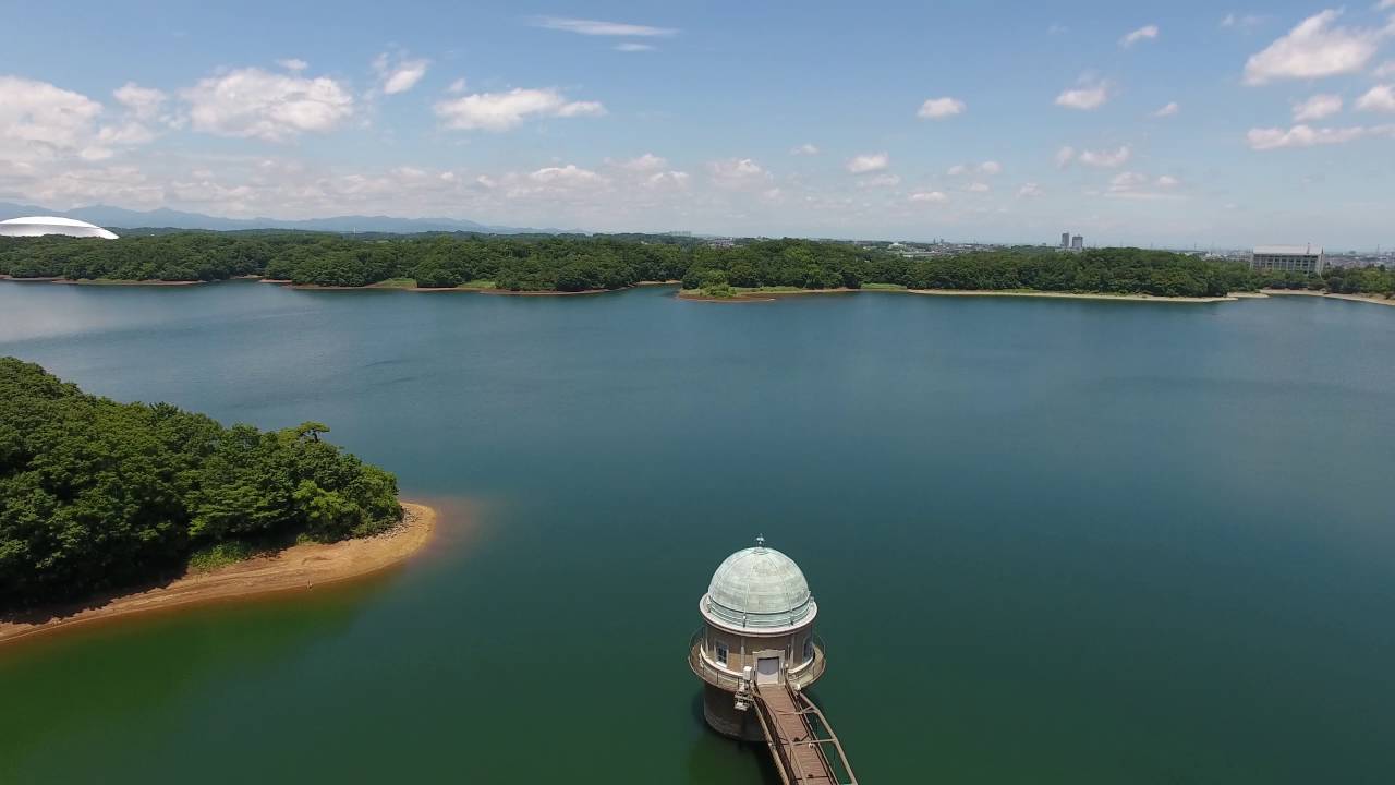 【ドローン空撮】DJI-Phantom4 [多摩湖] 4k