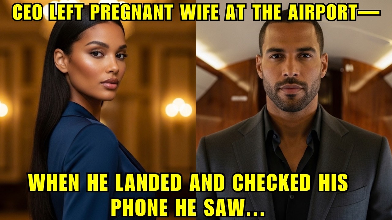 CEO Left Pregnant Wife At The Airport—When He Landed And Checked His Phone He Saw...