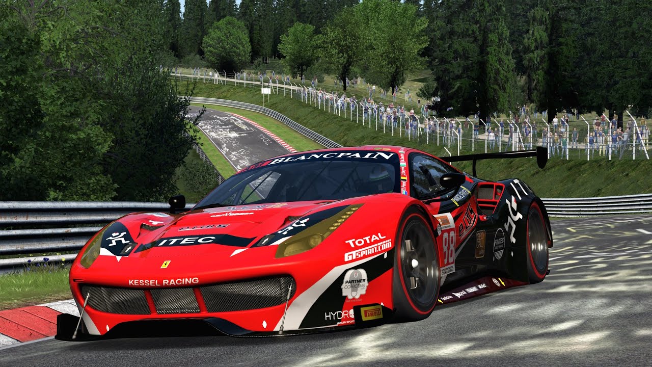 Ferrarei 488 GT3 - Nordschleife 6:24:845 - Assetto Corsa
