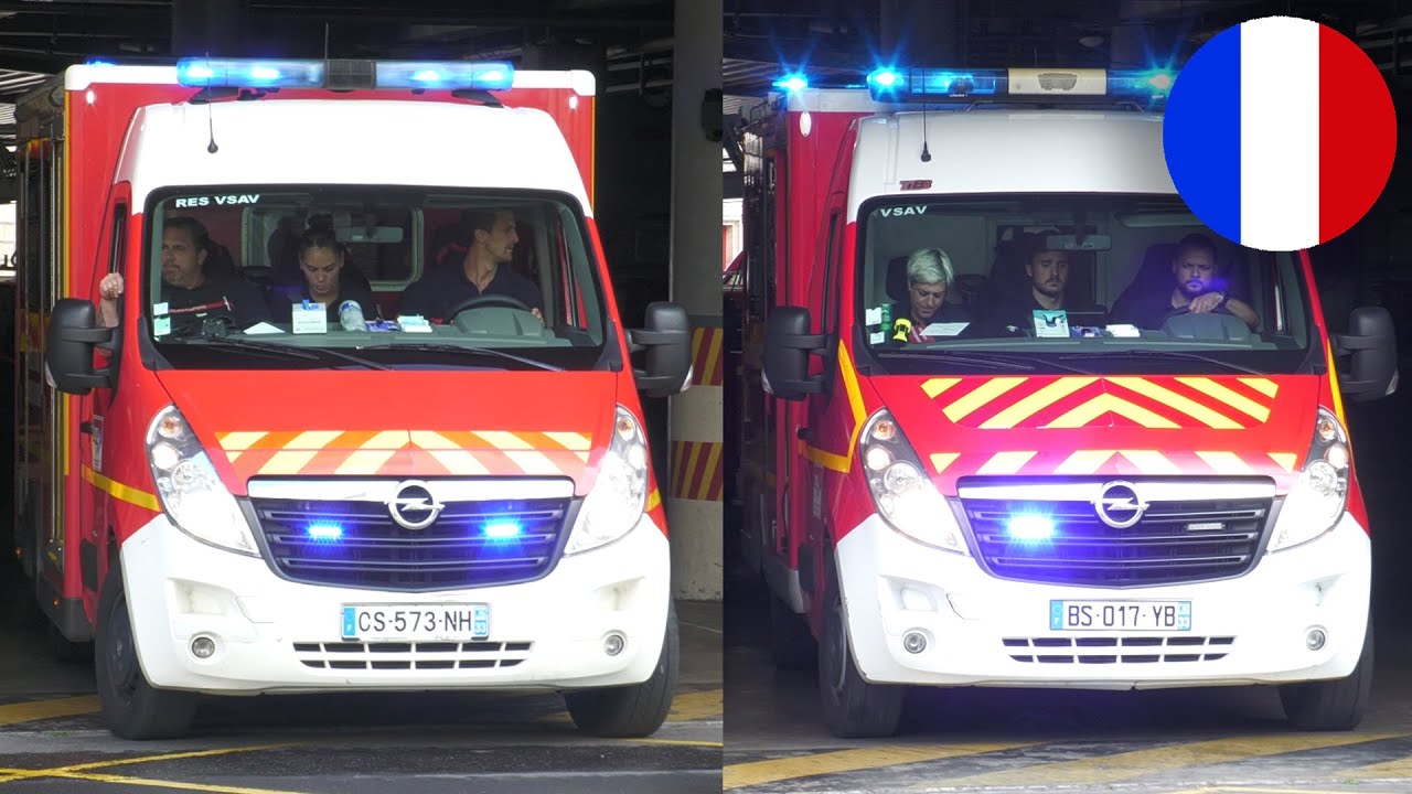 [Alarm] 3x départ VSAV SDIS33 CSP Bordeaux-Ornano + Peugeot Rifter Police Municipale Bordeaux