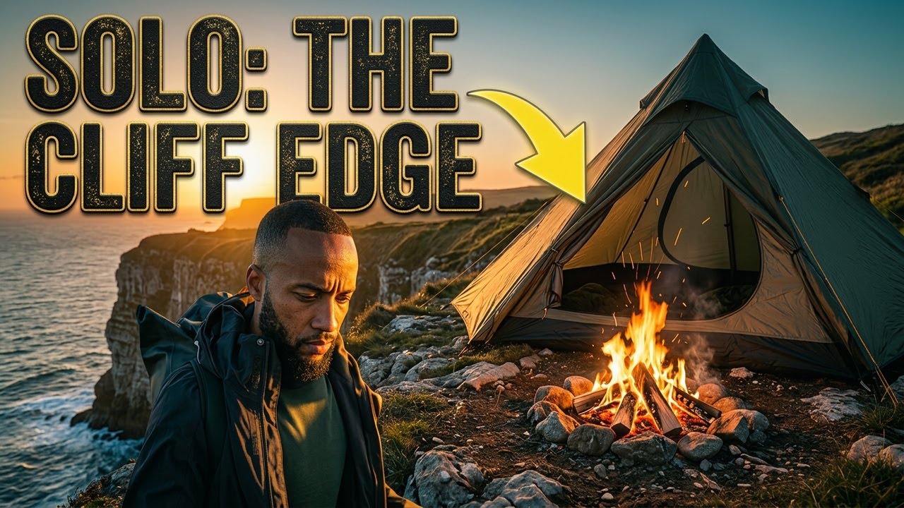 Camping Alone on the Cliffs of Dorset