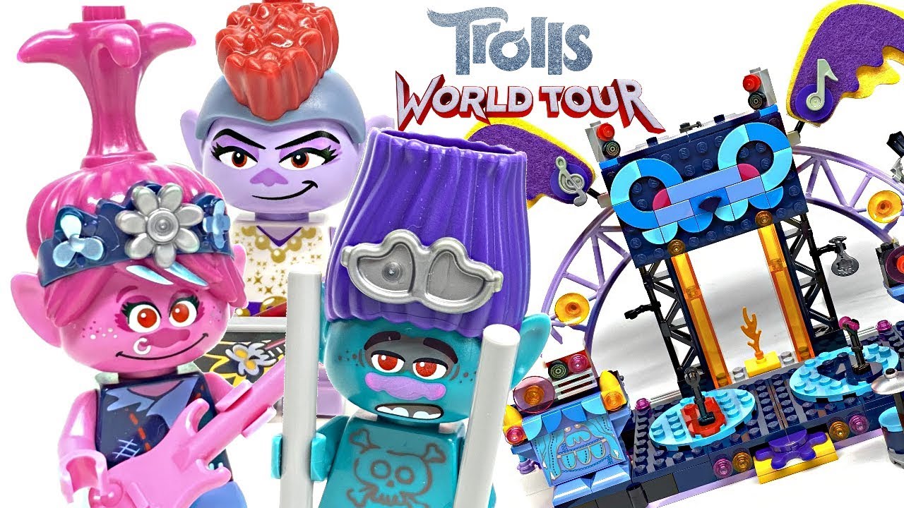 LEGO Trolls Volcano Rock City Concert review! 2020 set 41254!