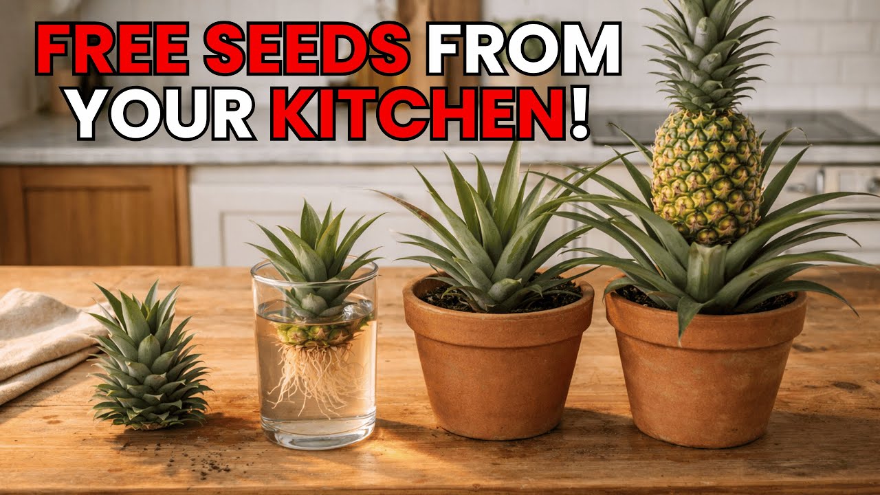 10 простых культур, которые можно вырастить БЕСПЛАТНО из кухонных отходов!