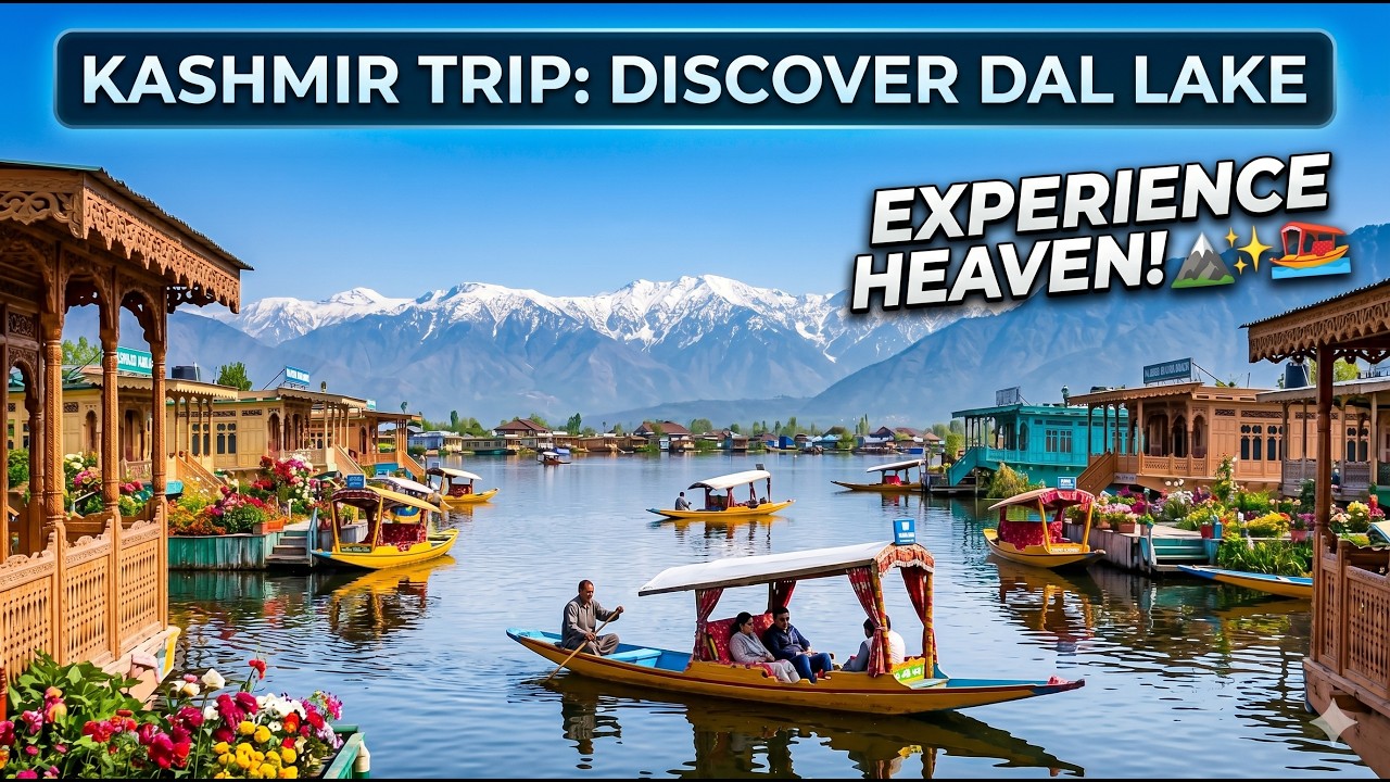 Kashmir Trip | Dal Lake | Jannat ke Najare | Floating Market | Boat House | #shringar #kashmir
