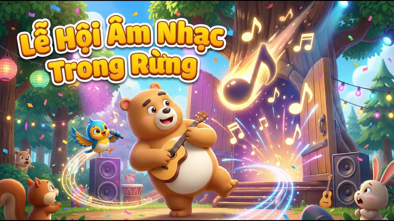 Lễ Hội Âm Nhạc Trong Rừng | Bobby – Gấu & Toto – Chim | Hoạt Hình 3D Vui Nhộn