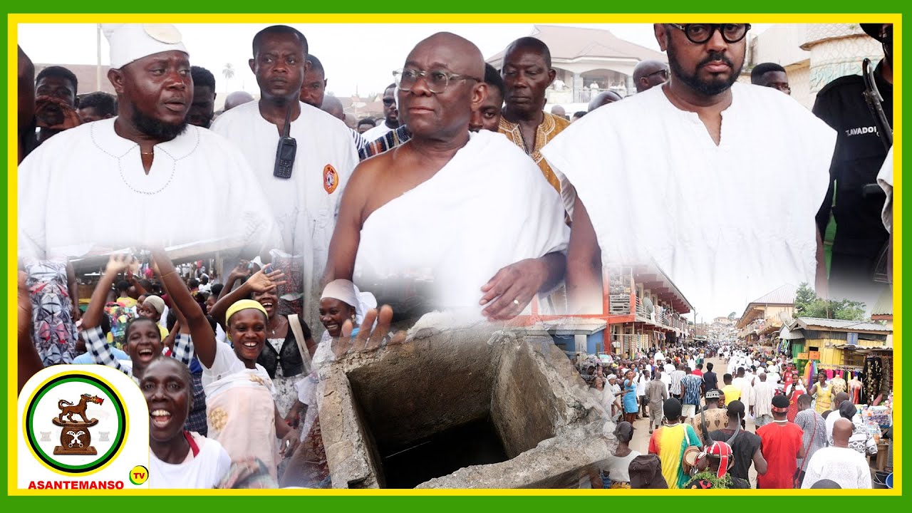 🙌 People Of Asamankese Jubilant As Osabarima Adu Darko iii Performs Ritua!s For The Market And The..