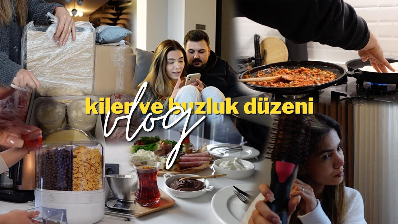 mutfaktayız | kiler ve buzluk düzeni, yemek hazırlığı, gelen kargolar, yeni saç şekillendiricim
