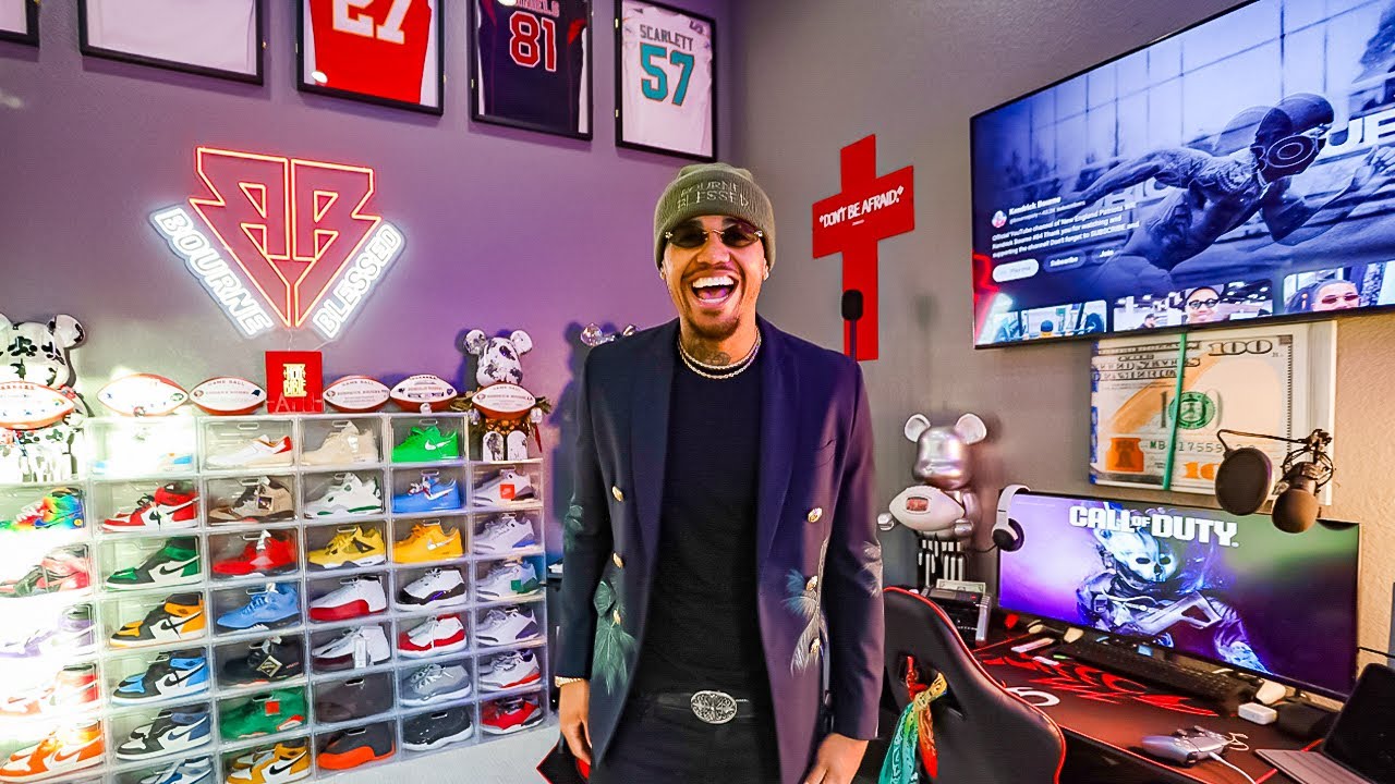 Dream Gaming Room Tour With NFL WR Kendrick Bourne