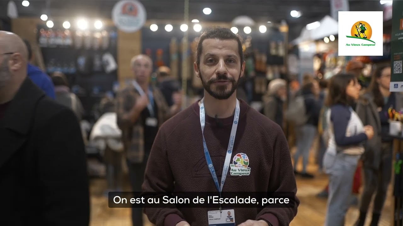 Au Vieux Campeur au Salon de l'Escalade