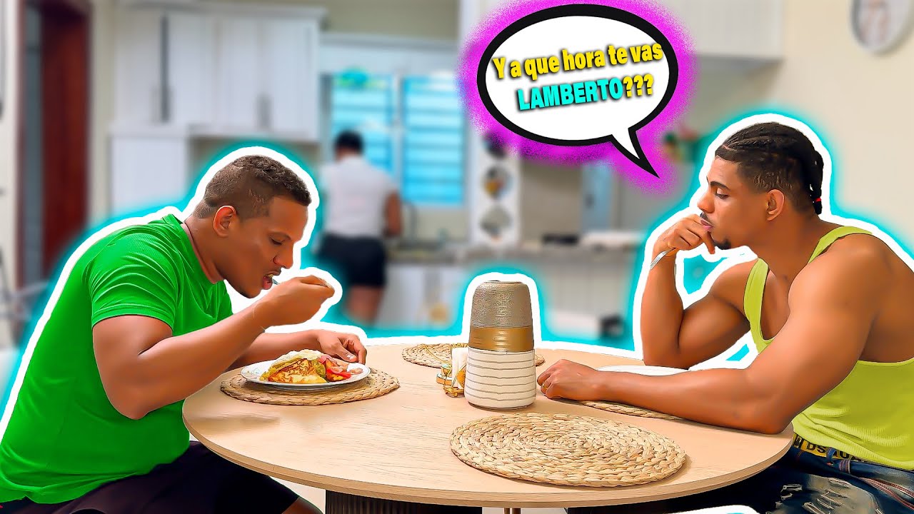 LAMBERTO no quiere salir de la casa de su hermanito recién casado