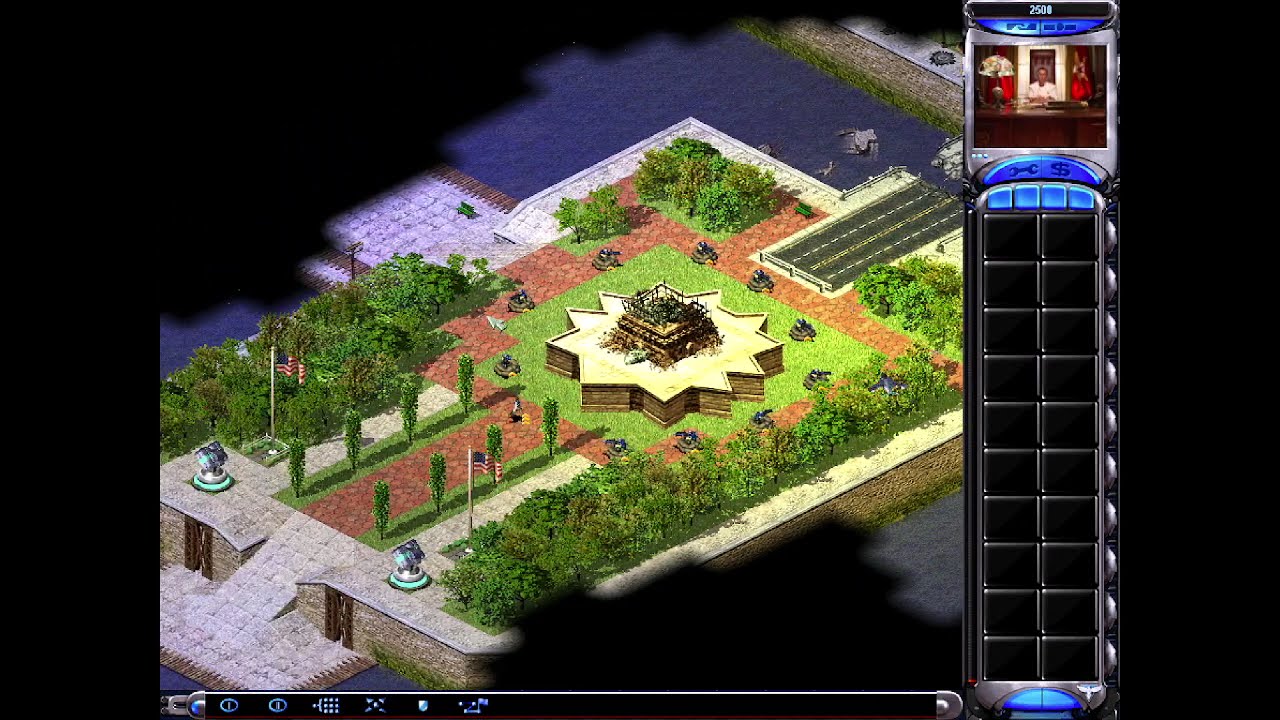 Red Alert 2 - Allied Campaign - Mission 1 - Lone Guardian - Hard