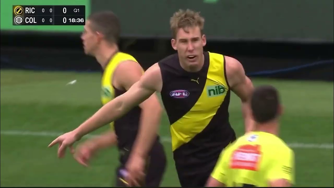 Tom Lynch misses from 10 metres out| Round 8 Richmond vs Collingwood AFL