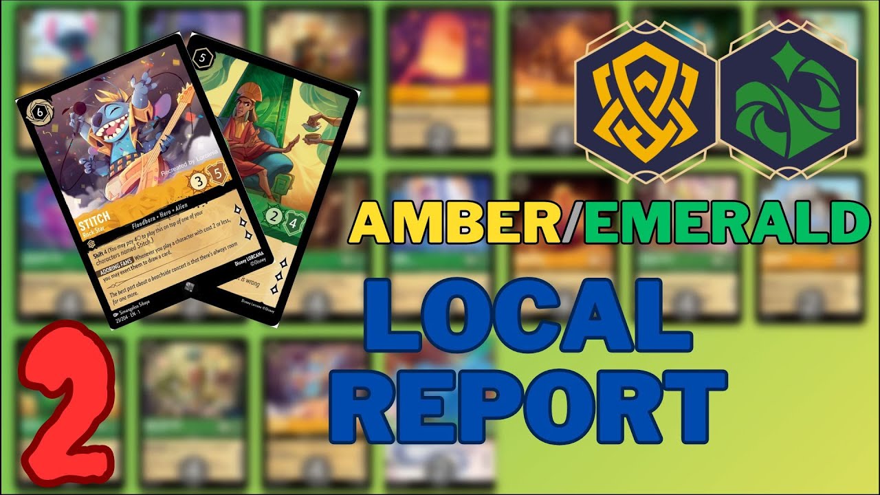 2nd PLACE Lemon-Lime HYPER AGGRO!! | Disney Lorcana Local Report #2