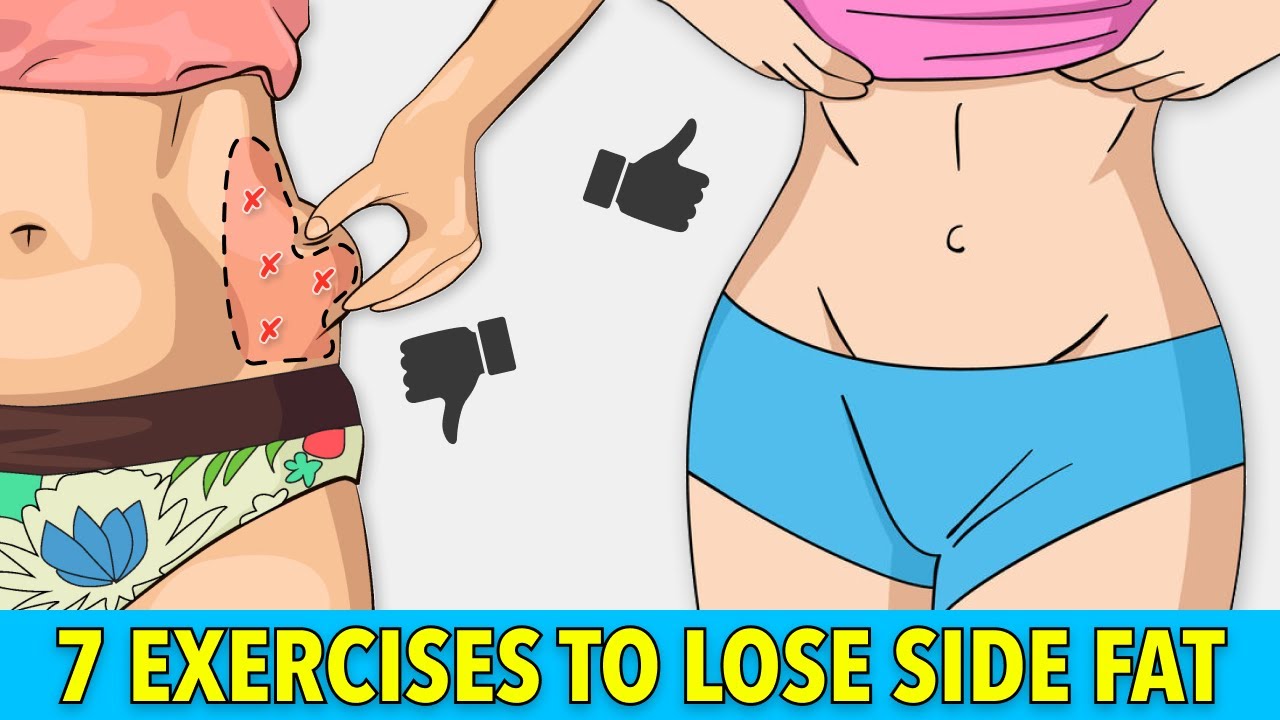 7 EASY EXERCISES TO LOSE SIDE FAT FAST &ndash; 20 MIN LOVE HANDLE WORKOUT