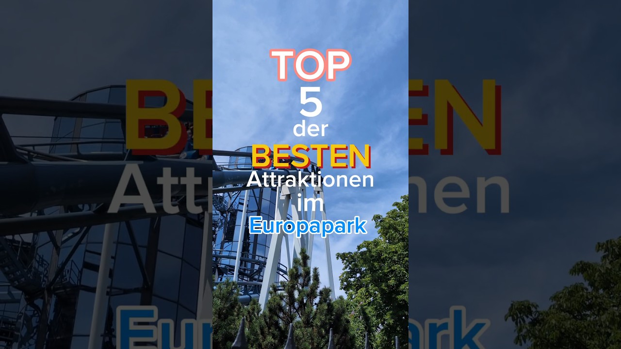 TOP 5 der BESTEN Attraktionen im Europapark #freizeitpark #achterbahn #europapark #ranking #top5