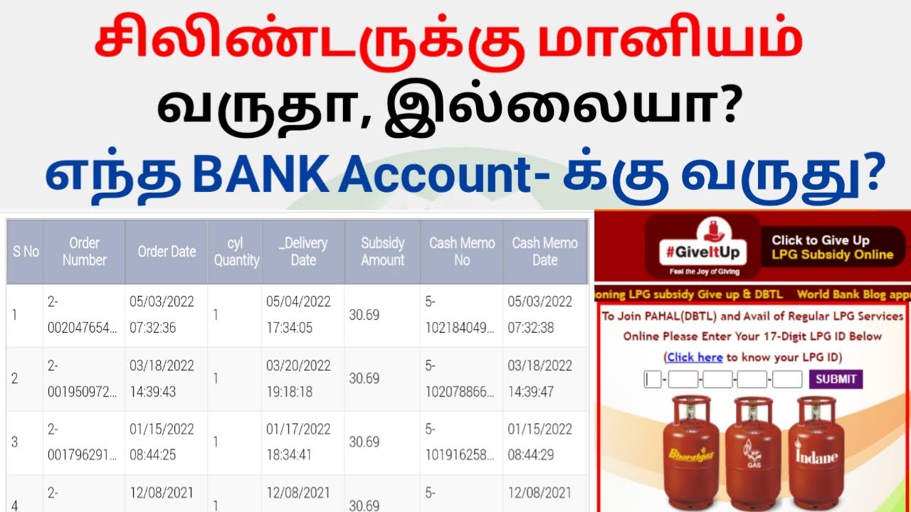 how to check indane gas subsidy online 2022