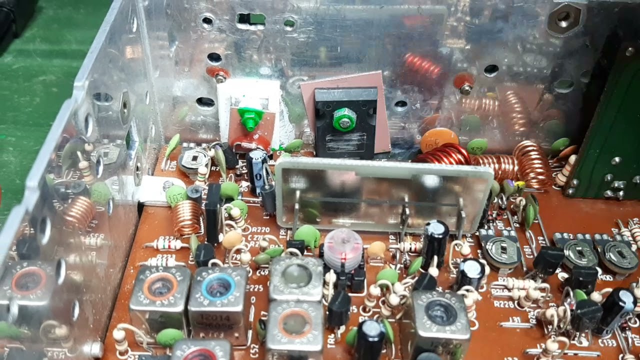 Voyager VR94M conversão do PA bipolar para um só mosfet.