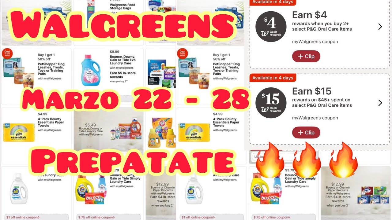 Walgreens 🔥prepárate para estas ofertas 🔥👉🏽Marzo 22 - 28