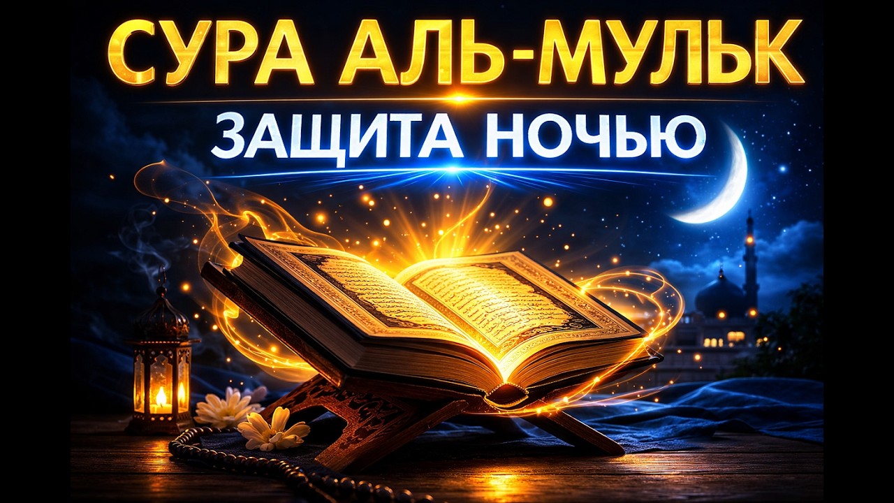 🌙Сура Аль-Мульк — невероятно красивое чтение для спокойствия и сна