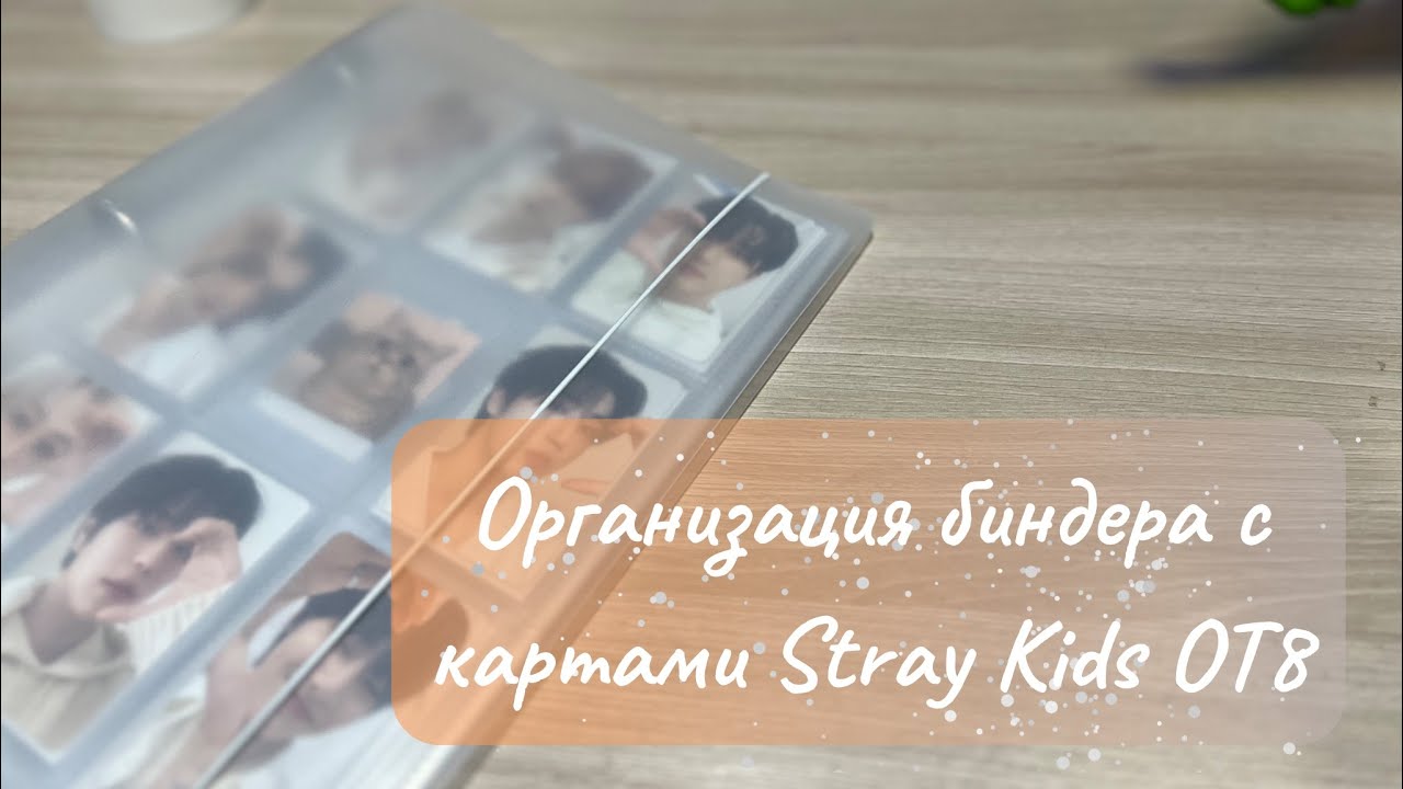 Организация биндера 🍭OT8 #straykids #kpop #skz #биндер #стрэйкидс #кпоп #обзор #карточки #стэй #биас