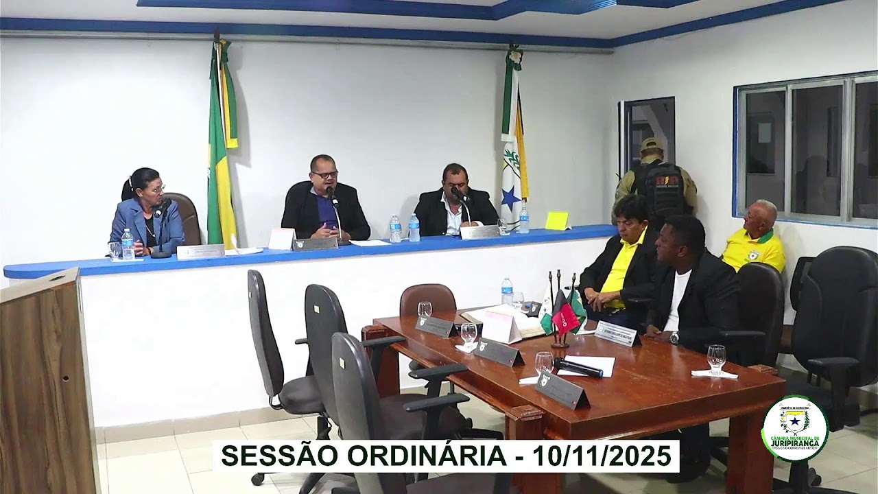SESSÃO ORDINÁRIA - 10/11/2025 - Câmara Municipal de Juripiranga