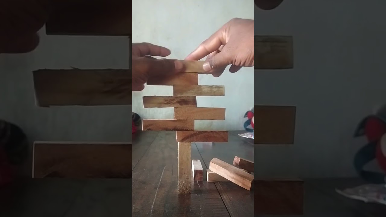wooden block #balance #puzzle #jenga game