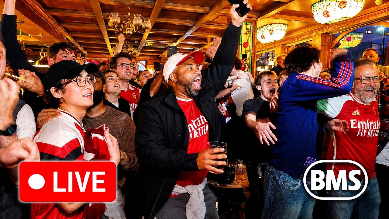 🔴 LIVE | Arsenal fans pub watchalong 🏆 Bournemouth 1-1 Man City